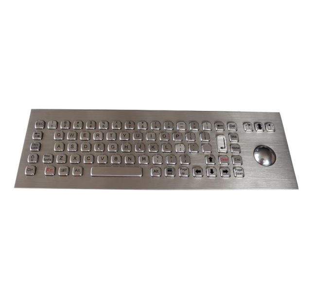 Einbau V4A-Edelstahl Tastatur 75TS Outdoor DE