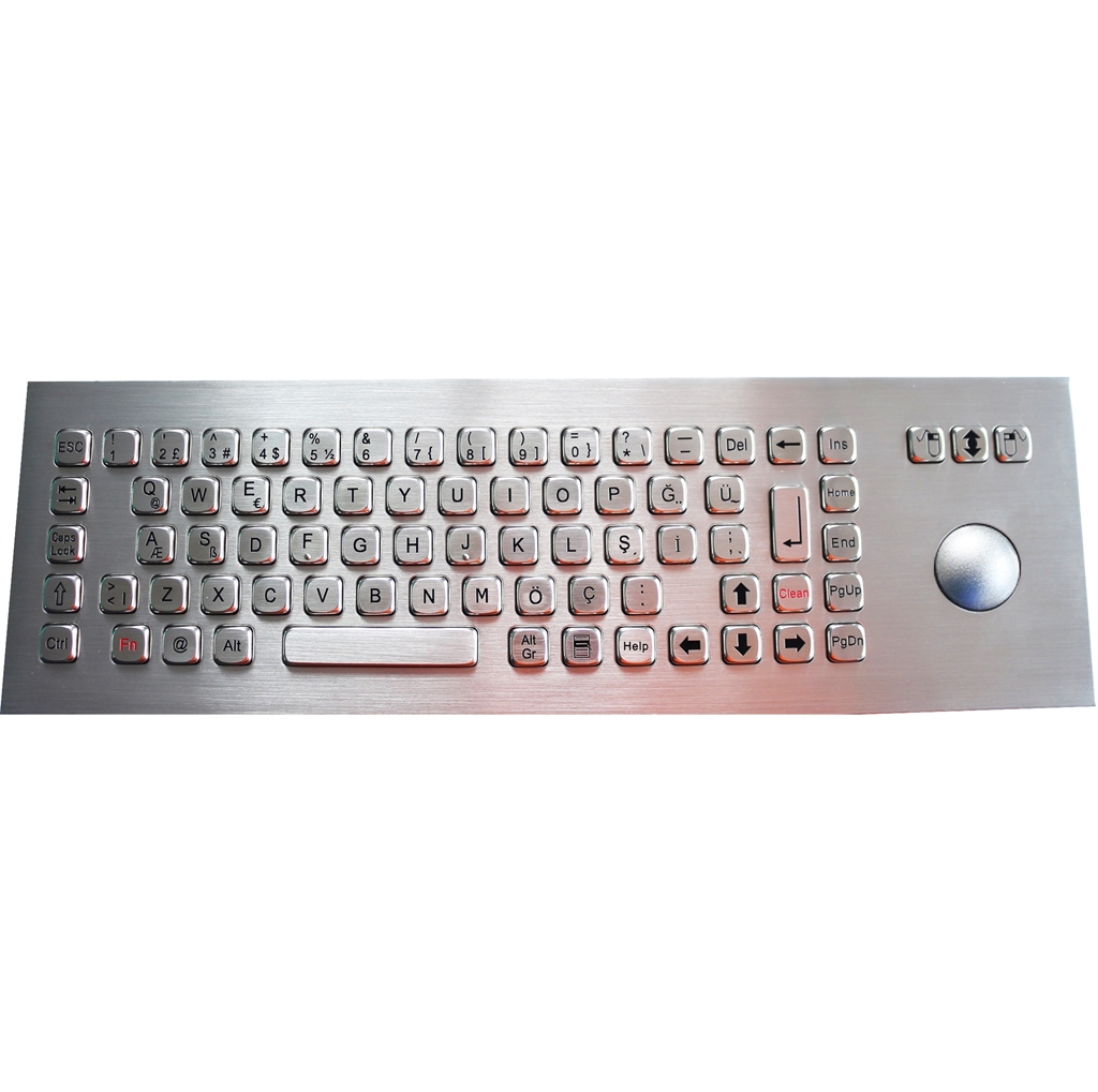 Einbau V4A-Edelstahl Tastatur 75TSR Outdoor DE